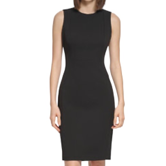 Women’s ESSENTIALS A.S.L. PETITE The Perfect “Little Black Dress” Size 8P - Picture 3 of 17